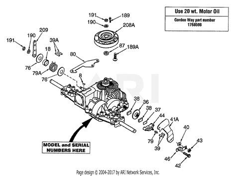 Troy Bilt 21 Self Propelled Mower Parts Diagram