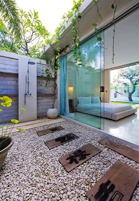 fresh  modern outdoor shower ideas homemydesign