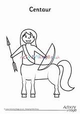 Centaur Colouring Pages Coloring Greek Flag Greece Ancient Village Activity Explore Getcolorings Getdrawings Printable Color sketch template