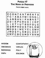 Proverbs Book Word Search Pages Coloring Bible School Sunday Kids Activities Puzzles Children Crossword Wisdom Alzheimers Craft Church Christian King sketch template