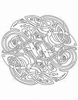 Coloring Celtic Pages Knots Knot Popular sketch template