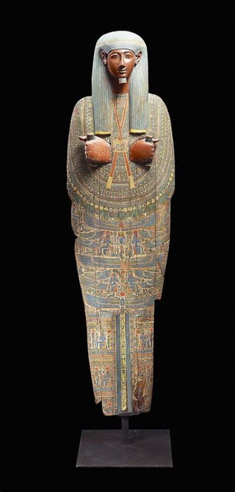 ancient egyptian sarcophagus lid 1080 720 bce from the fondation