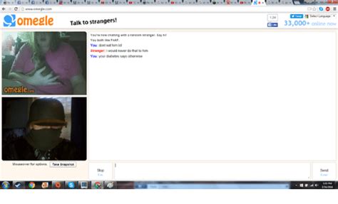 cd omneglecom omegle talk to strangers youre now