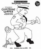 Gorilla Coloring Night Good Goodnight Clipart Zookeeper Activities Book Pages Preschool Printable Color Skills Social Zoo Choose Board Getcolorings Clipground sketch template