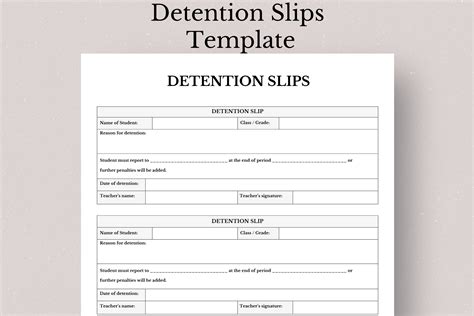Printable Detention Slips Detention Sheet Printable Detention Slip