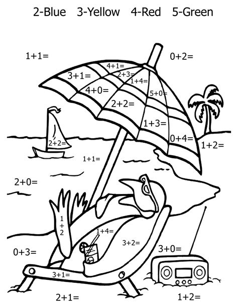 math coloring pages    print