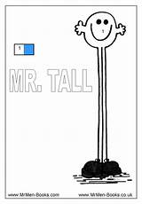 Mr Tall Men Books Colouring Coloring Pages Mrmen sketch template