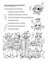 Karneval Grundschule Fasching Gehst Teddylingua sketch template