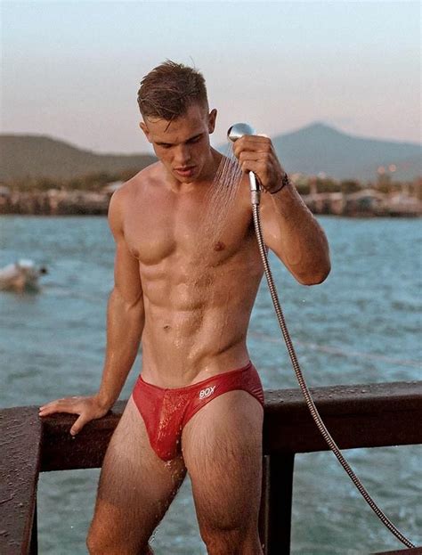 Box Menswear Swimming Trunks Lifeguard Red In 2021 Swim Trunks