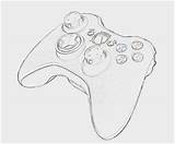 Xbox Controller Drawing Coloring Pages Paintingvalley sketch template