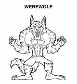 Coloring Werewolf Scary Pages Goosebumps Print Popular Library Getcolorings Coloringhome Color Button Through sketch template
