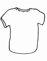 Shirt Coloring Tee Drawing Blank Pages Kids Tshirt Clipartmag Color Getcolorings sketch template