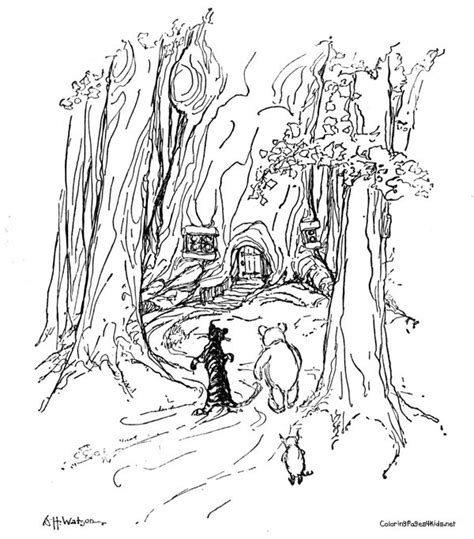 coloring pages  trees   forest trees coloring pages coloring