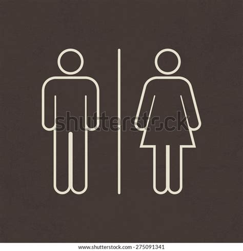 male female restroom symbol icon vector stock vector royalty free
