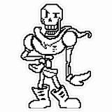 Coloring Papyrus Pages Undertale Sans Getdrawings sketch template