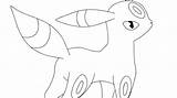 Coloring Umbreon Pages Espeon Getcolorings Getdrawings sketch template