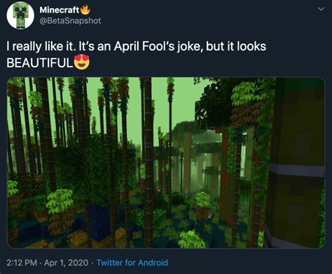 Minecrafts Epic April Fools Prank Officially Wins The Internet