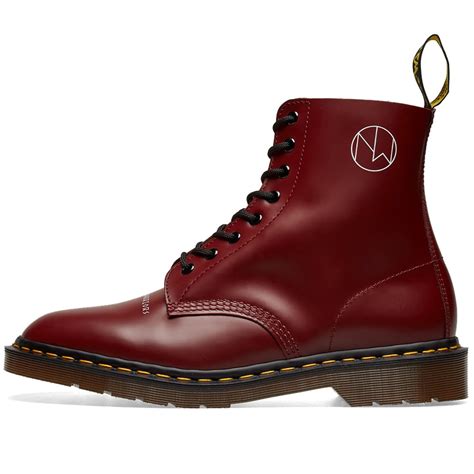 dr martens  undercover  boot cherry red