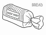 Coloring Wheat Getcolorings Bread sketch template