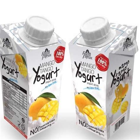 farm fresh uht fresh milk yogurt drink ml mango tango taste  food trading