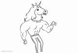 Coloring Pages Stripper Bravest Unicorn Warriors Printable Kids Adults sketch template