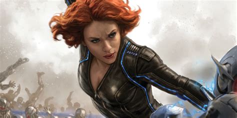‘avengers Age Of Ultron Scarlett Johansson On Black