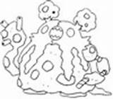 Pokemon Trubbish Coloriages sketch template