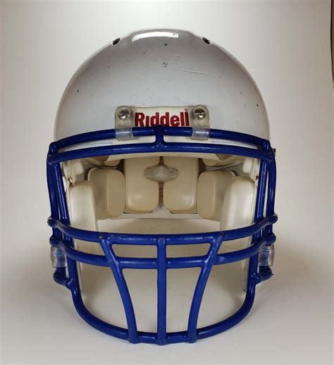 large white riddell revo football helmet budget sports