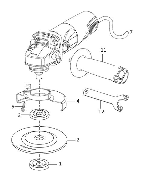 milwaukee grinder parts diagram wiring diagram