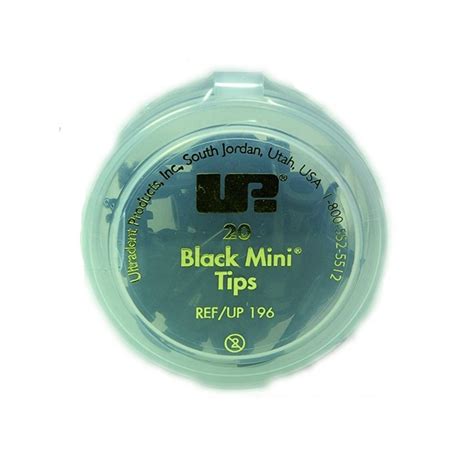 black mini tips punta de aplicacion    uds de ultradent