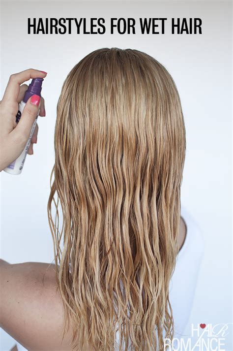 hairstyles  wet hair  simple braid tutorials   wear  wet