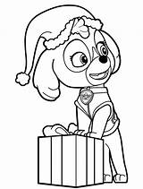 Paw Patrol Weihnachten Fensterbilder Kleurplaat sketch template