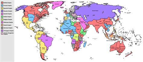 entire world colonised  european empires rimaginarymaps