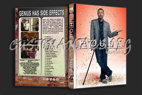 House M D Season 3 Dvd Cover Dvd Covers And Labels By Customaniacs Id
