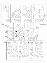 Numbers Printable Coloring Pages Template Cute Printables sketch template