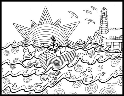 nautical coloring pages  adults coloring home