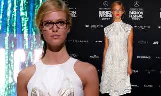 Sydney Fashion Week Erin Heatherton Rocks Geek Chic Specs Before