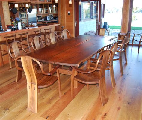 handmade walnut dining table  geoffrey warner studio custommadecom
