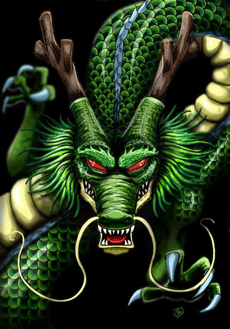 Shenron The Dragon God Of Dragon Ball By The Dreaming