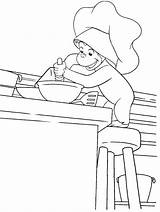 Coloring Curious George Pages Halloween Getcolorings sketch template