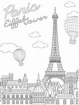 Eiffel Tower Colouring Pages Coloring Coloringpage Ca Eiffeltoren France Colour Check Category sketch template