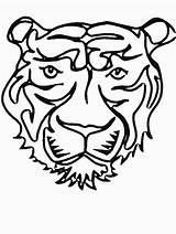 Kids Coloring Tigers Tijgers Fun sketch template