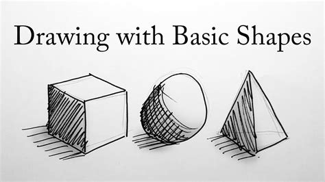 drawing  basic shapes youtube