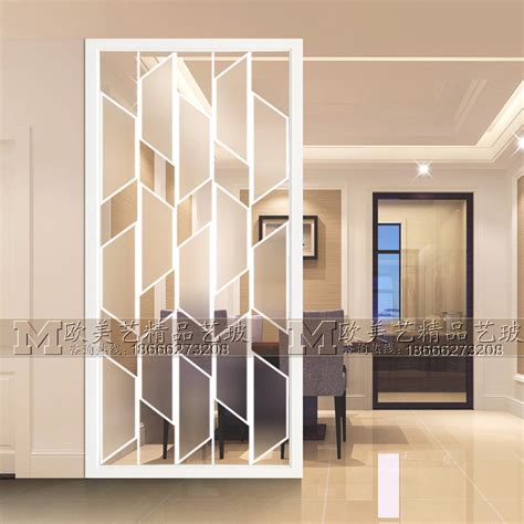 home art glass partition light luxury bathroom screen dry and wet area