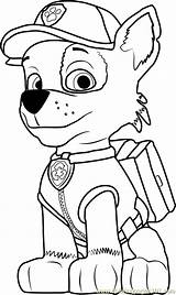 Rocky Coloring Patrol Paw Pages Color Coloringpages101 Cartoon sketch template