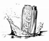 Coca Coke Soda Designlooter Uitprinten Downloaden sketch template