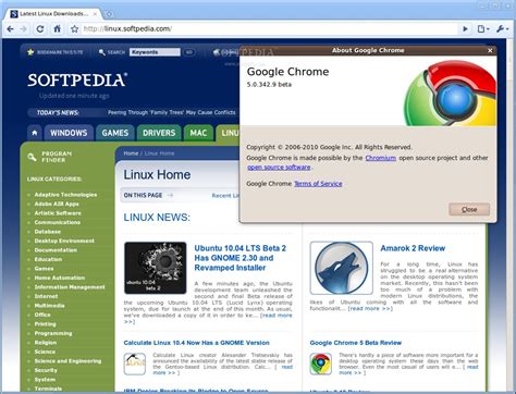 google updates chrome browser  linux