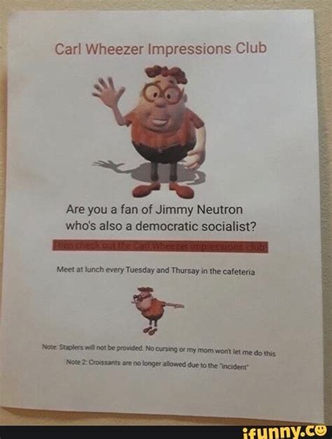 Carl Wheezer Impressnons Club Are You A Fan Of Jimmy
