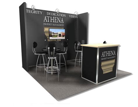 athena property management  trade show booth booth design ideas