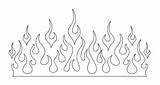 Flame Template Stencil Fire Designs Simple Stencils Printable Flames Drawing Easy Patterns Tattoo Draw Drawings Flammen Templates Hand Outline Clipart sketch template
